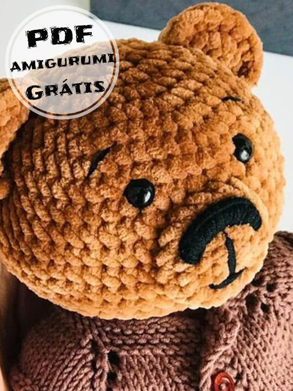 PDF Crochê Urso de pelúcia Receita de Amigurumi Grátis (9)