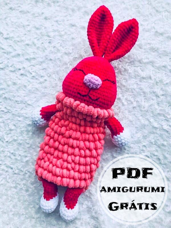 PDF Crochê de Pijama de Coelho Chapéu Receita de Amigurumi Grátis (1)