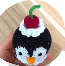 PDF Crochê de Sorvete de Pinguim Receita de Amigurumi Grátis 