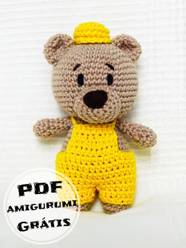 PDF Crochê de Urso fácil Receita de Amigurumi Grátis