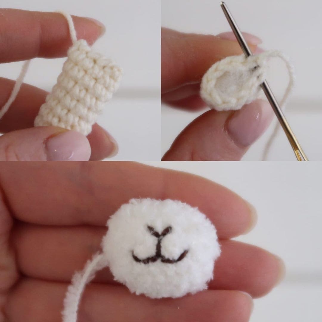 Crochê de Pequena Alpaca Receita de Amigurumi Grátis