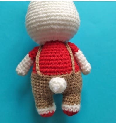 Coelho em Macacão Amigurumi Receita de PDF Grátis