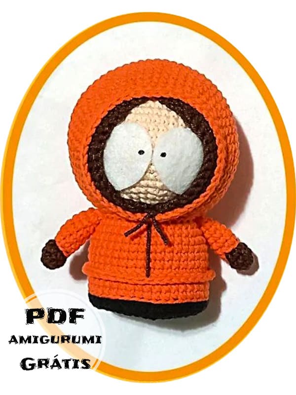 South Park Kenny Amigurumi Boneca Receita de PDF Grátis