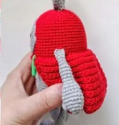 Capuz Vermelho Coelho Amigurumi Fácil Receita de PDF Grátis