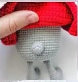 Capuz Vermelho Coelho Amigurumi Fácil Receita de PDF Grátis