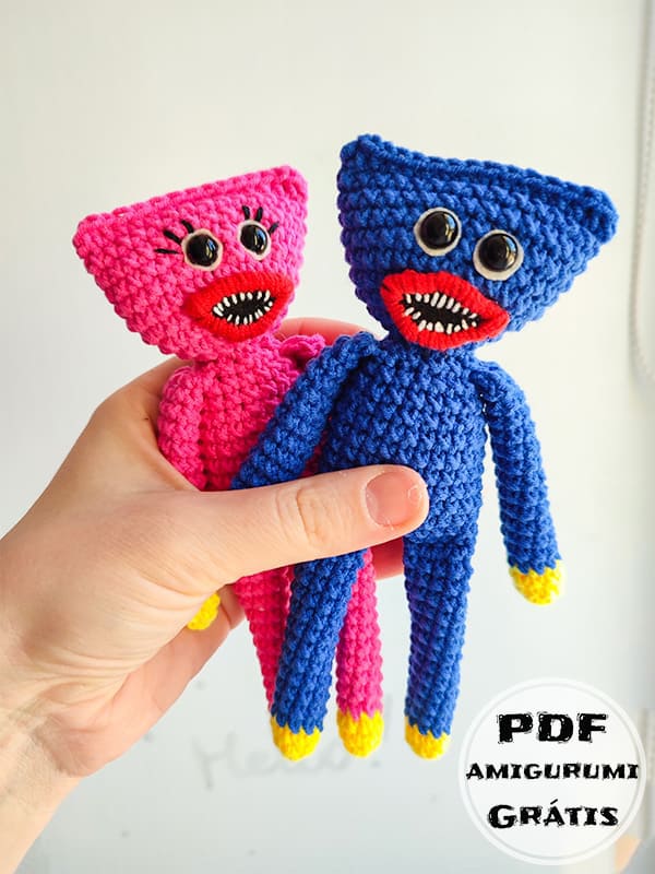 Crochet Huggy Wuggy Amigurumi PDF Free Pattern - Amigurumiday