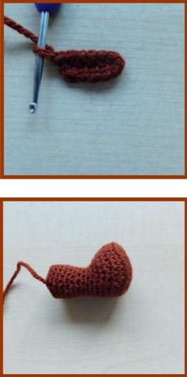 Marrom Cachorro Amigurumi Receita de PDF Grátis