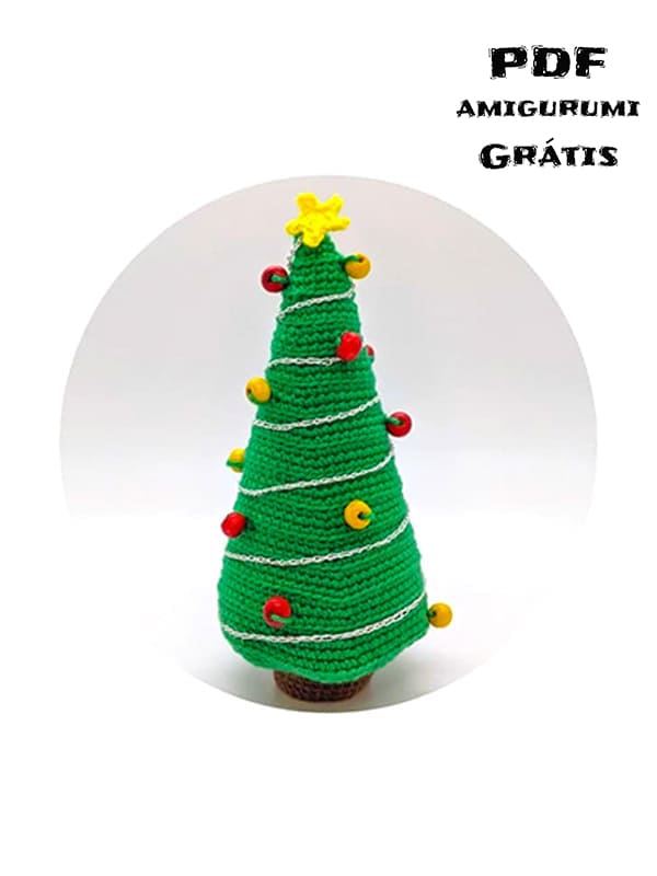 PDF Árvore de Natal Amigurumi Ornamentos Receita de Grátis