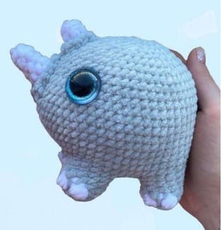 Rinoceronte Amigurumi Receita de PDF Grátis