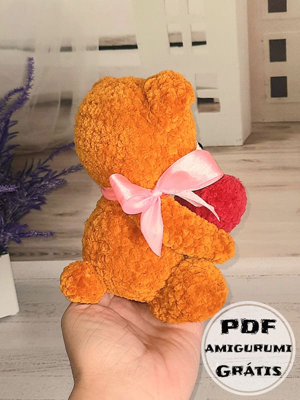 Dia dos Namorados Amigurumi Urso Receitas Gratis PDF 