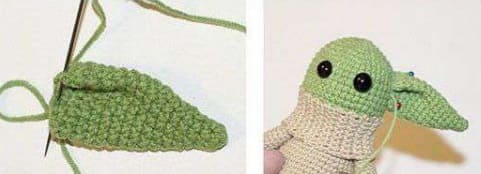 Receita de Amigurumi Baby Yoda Grande PDF Gratis