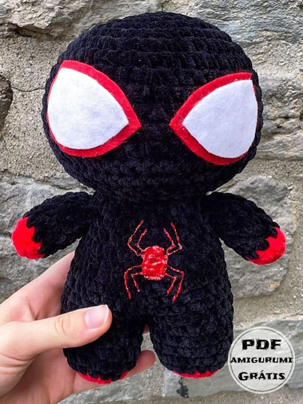 Pelúcia Homem Aranha Amigurumi Receita