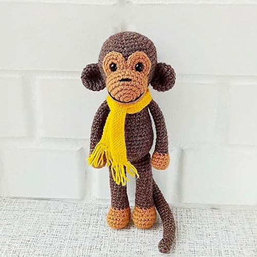 Fácil Macaco Amigurumi Receita Grátis PD