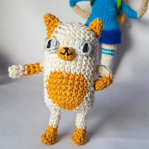 Hora de Aventura Cake a Gato Amigurumi Receita Grátis PDF